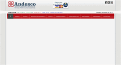 Desktop Screenshot of andesco.org.co