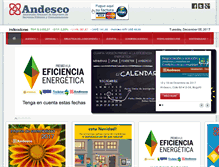 Tablet Screenshot of andesco.org.co